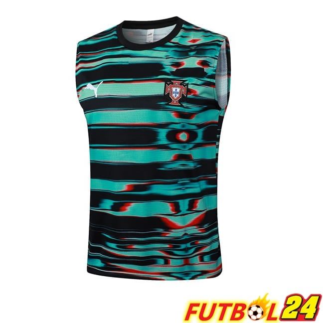 Chalecos De Futbol Portugal Negro Verde 2025/2026