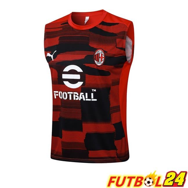 Chalecos De Futbol AC Milan Rojo 2025/2026