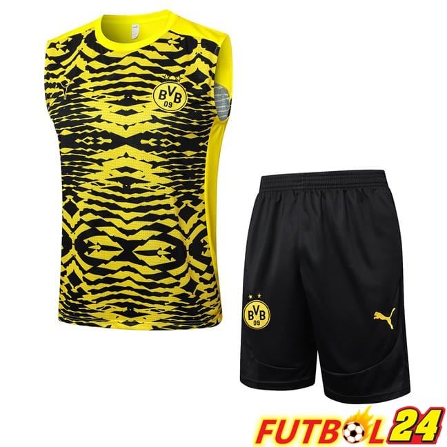 Chalecos De Futbol Dortmund BVB + Cortos Amarillo Negro 2025/2026