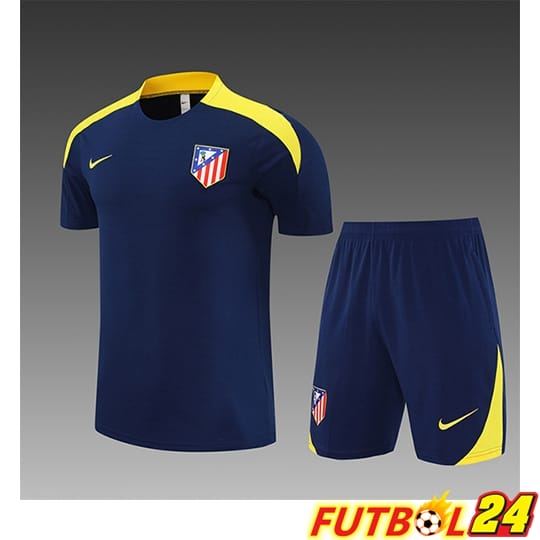 Camiseta Entrenamiento Atletico Madrid Ninos Azul/Amarillo 2025/2026