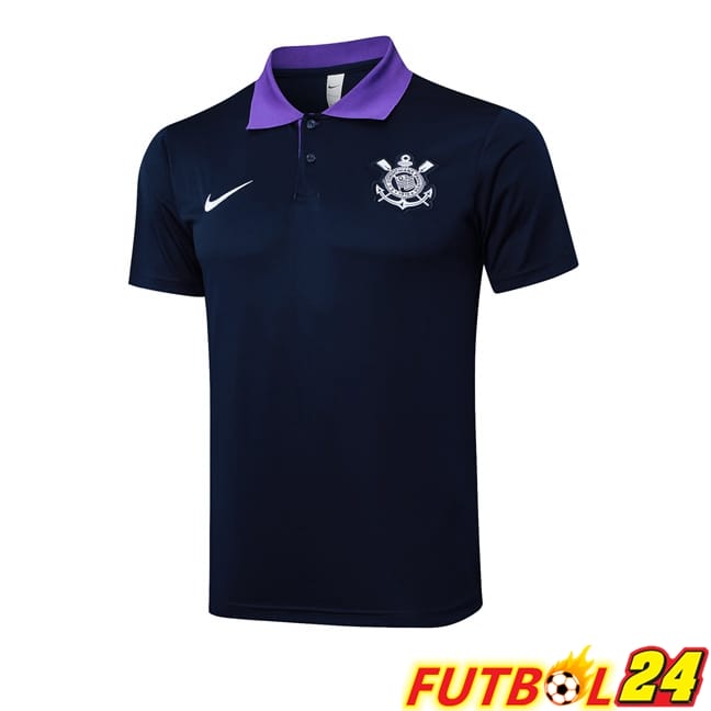 Camiseta Polo Corinthians Azul Real 2025/2026