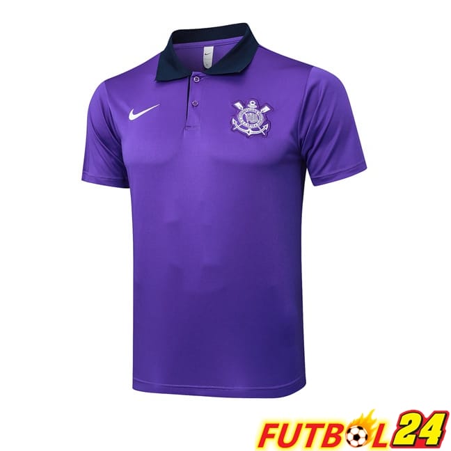 Camiseta Polo Corinthians Púrpura 2025/2026