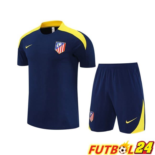 Camiseta Entrenamiento Atletico Madrid + Cortos Azul Real 2025/2026