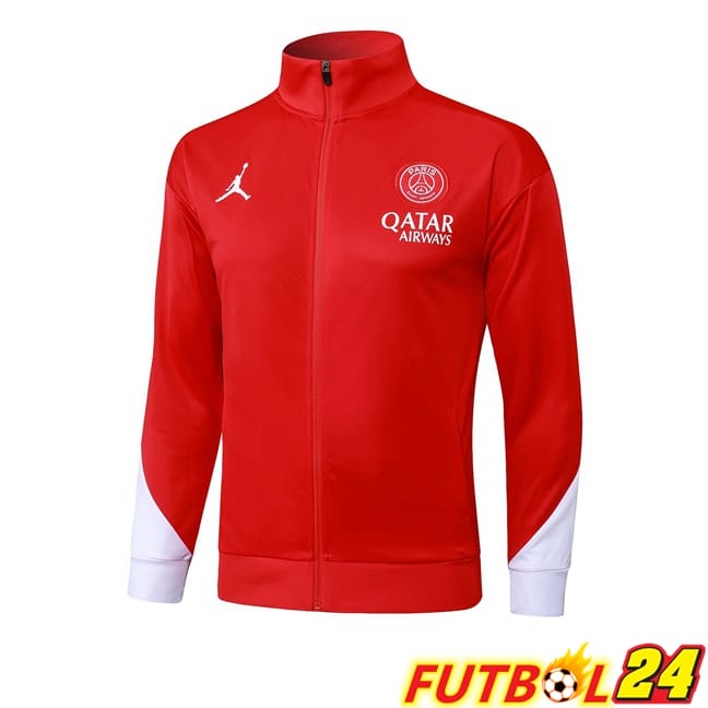Chaquetas Futbol Jordan Paris PSG Rojo 2025/2026