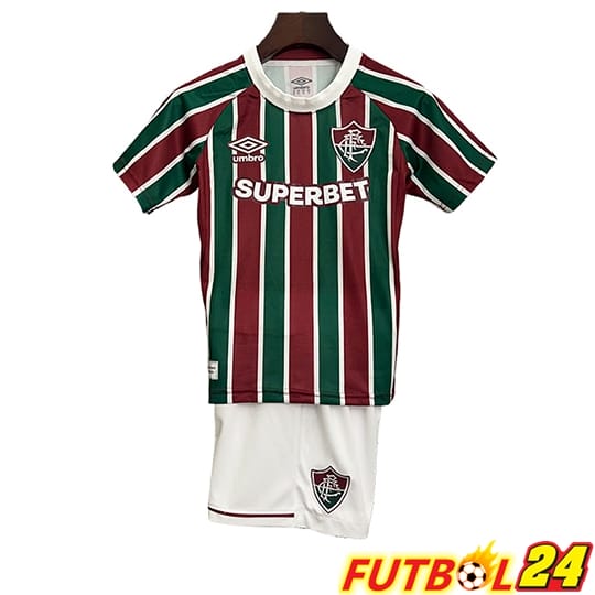 Camisetas De Futbol Fluminense Ninos Primera 2025/2026
