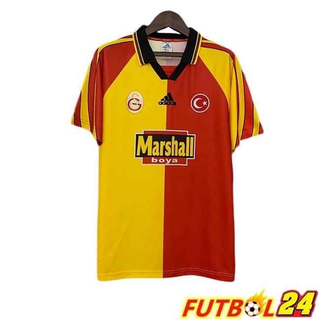 Camisetas De Futbol Galatasaray SK Retro Primera Amarillo 1998-1999