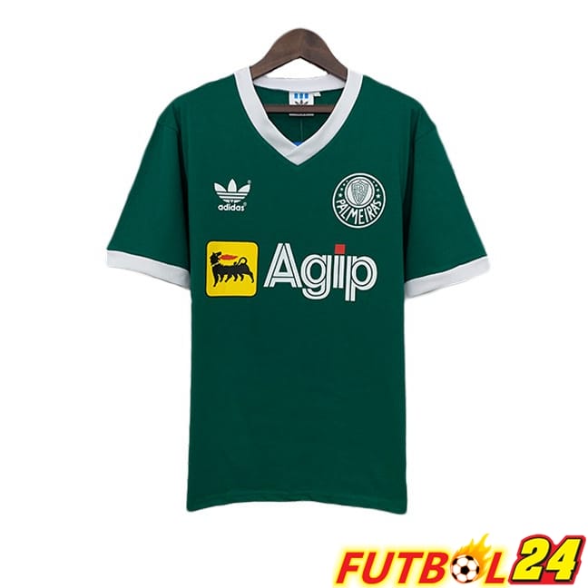 Camisetas De Futbol Palmeiras Retro Primera Verde 1987
