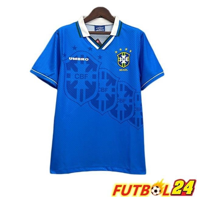 Camisetas De Futbol Brasil Retro Segunda Azul 1996