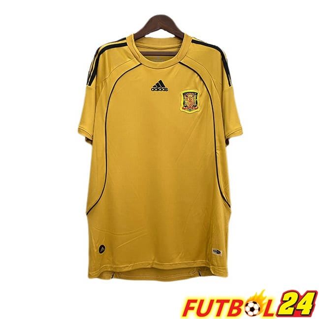 Camisetas De Futbol España Retro Tercera Amarillo 2008