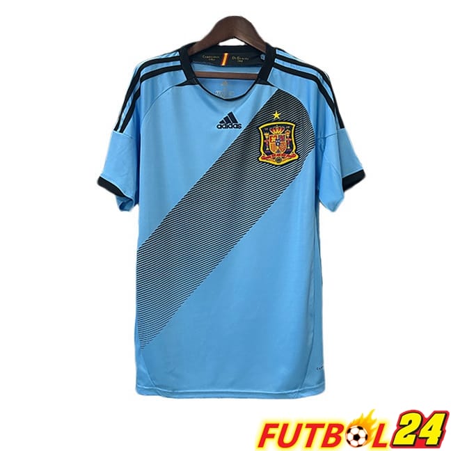 Camisetas De Futbol España Retro Segunda Azul 2012
