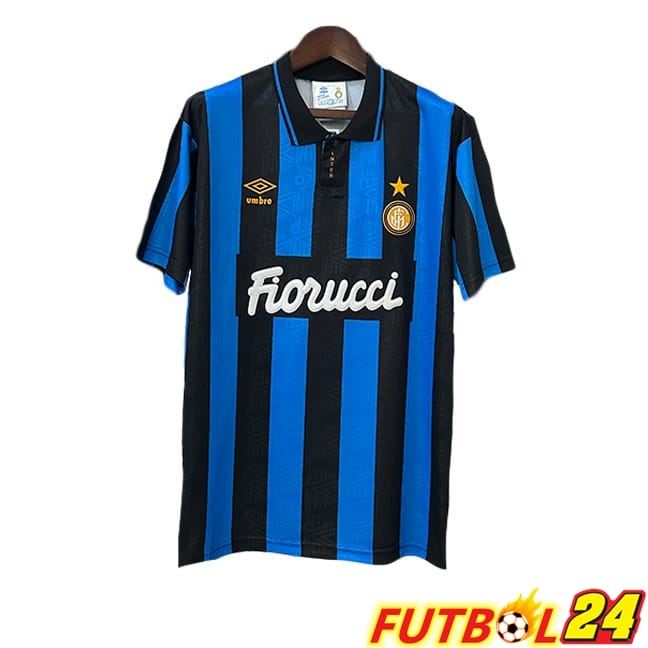 Camisetas De Futbol Inter Milan Retro Primera Azul 1992-1994