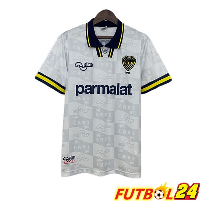 Camisetas De Futbol Boca Juniors Retro Segunda Blanco 1995-1996