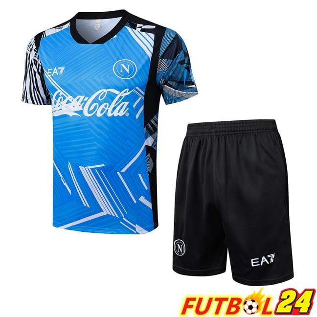 Camiseta Entrenamiento SSC Napoli + Cortos Azul 2025/2026