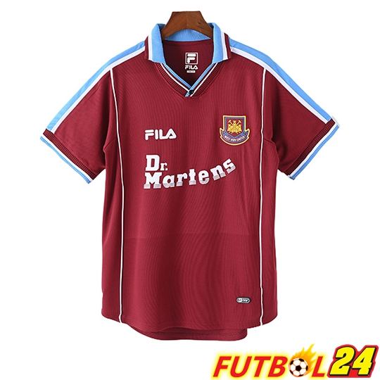 Camisetas De Futbol West Ham Retro Primera 1999/2001