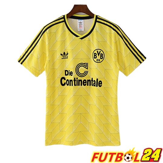 Camisetas De Futbol Dortmund BVB Retro Primera 1988/1989