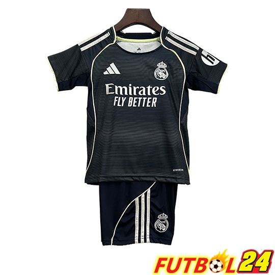 Camisetas De Futbol Real Madrid Ninos Segunda 2025/2026