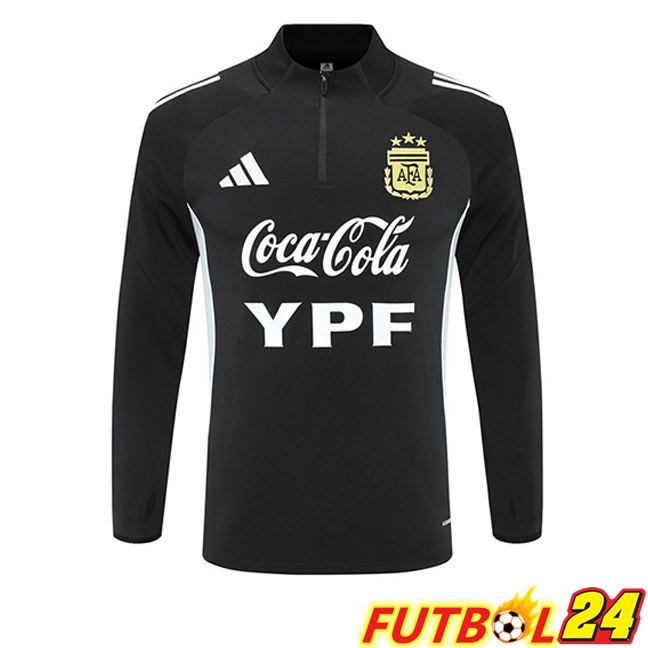Sudadera De Entrenamiento Argentina Negro 2025/2026