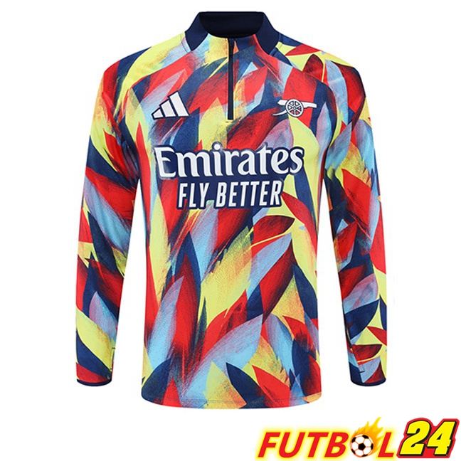 Sudadera De Entrenamiento Arsenal Amarillo Rojo 2025/2026