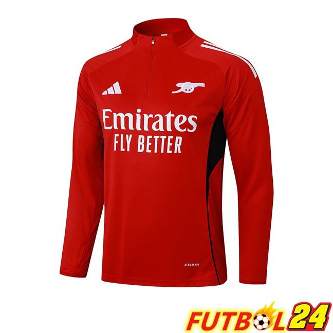 Sudadera De Entrenamiento Arsenal Rojo 2025/2026