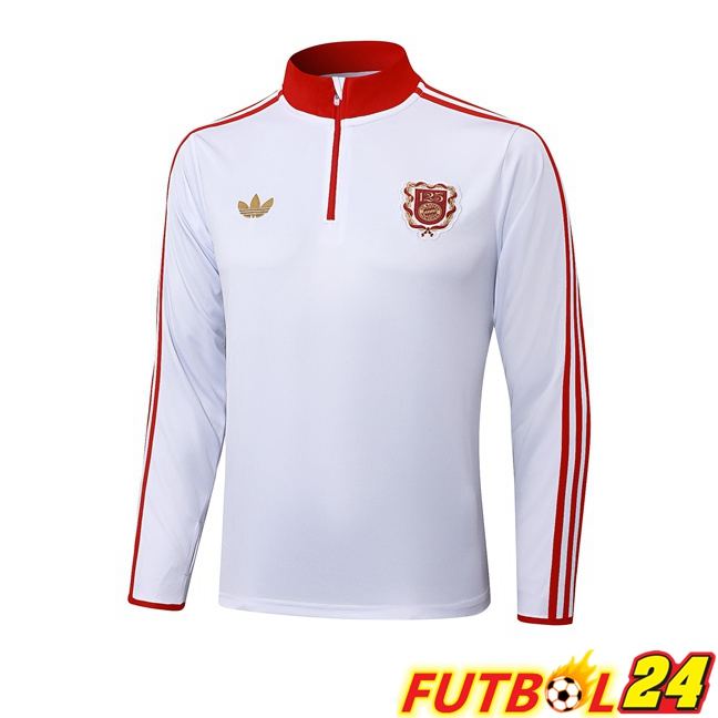 Sudadera De Entrenamiento Bayern Munich Blanco 2025/2026