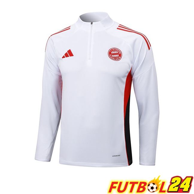 Sudadera De Entrenamiento Bayern Munich Blanco 2025/2026