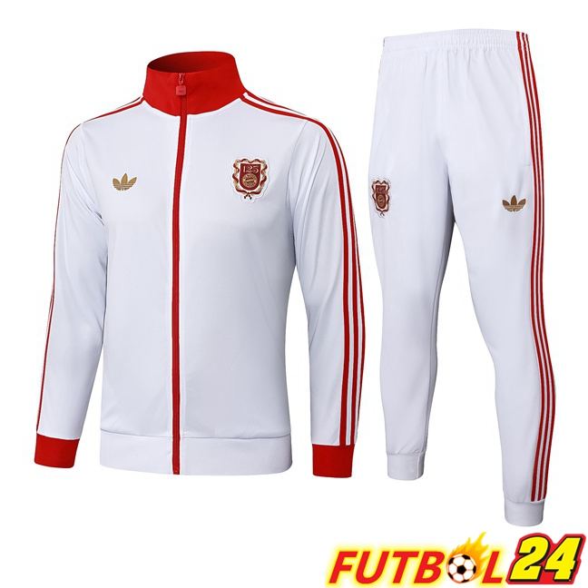 Chandal Equipos De Futbol - Chaqueta Bayern Munich Blanco 2025/2026