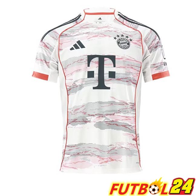 Camisetas De Futbol Bayern Munich Segunda Blanco 2025/2026