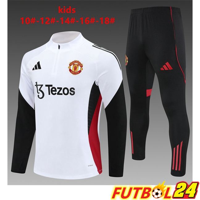Chandal Equipos De Futbol Manchester United Ninos Blanco 2025/2026