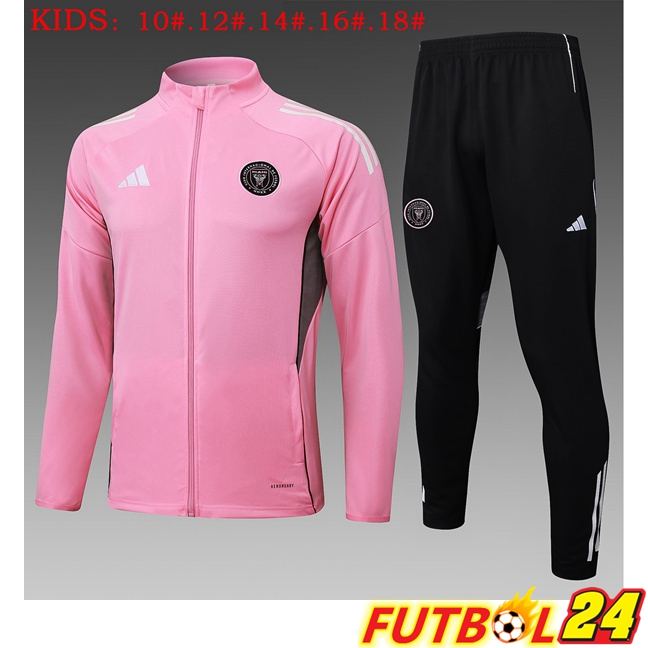 Chandal Equipos De Futbol - Chaqueta Inter Miami CF Ninos Rosado 2025/2026