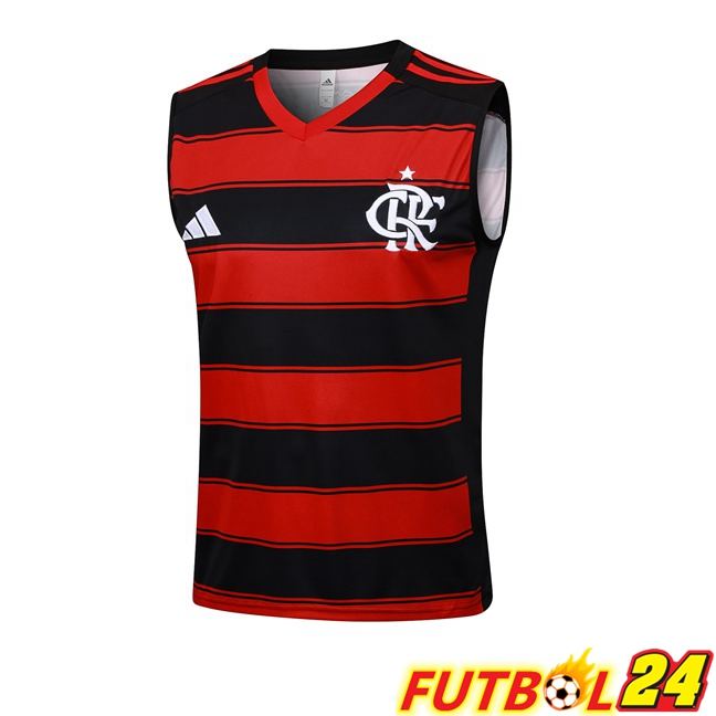 Chalecos De Futbol Flamengo Rojo Negro 2025/2026