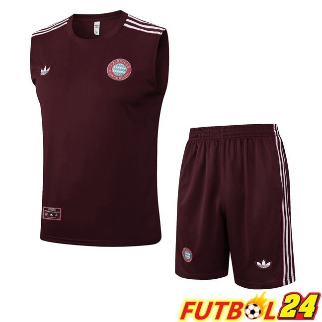 Chalecos De Futbol Bayern Munich + Cortos Marrón 2025/2026