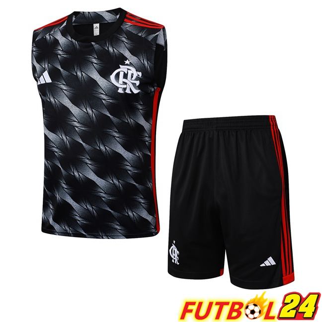 Chalecos De Futbol Flamengo + Cortos Negro 2025/2026