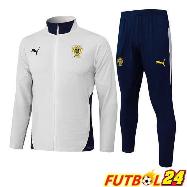 Chandal Equipos De Futbol - Chaqueta Portugal Gris 2025/2026