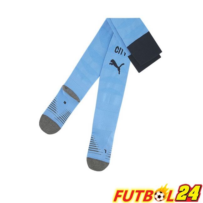 Calcetines De Futbol Manchester City Primera Azul 2025/2026