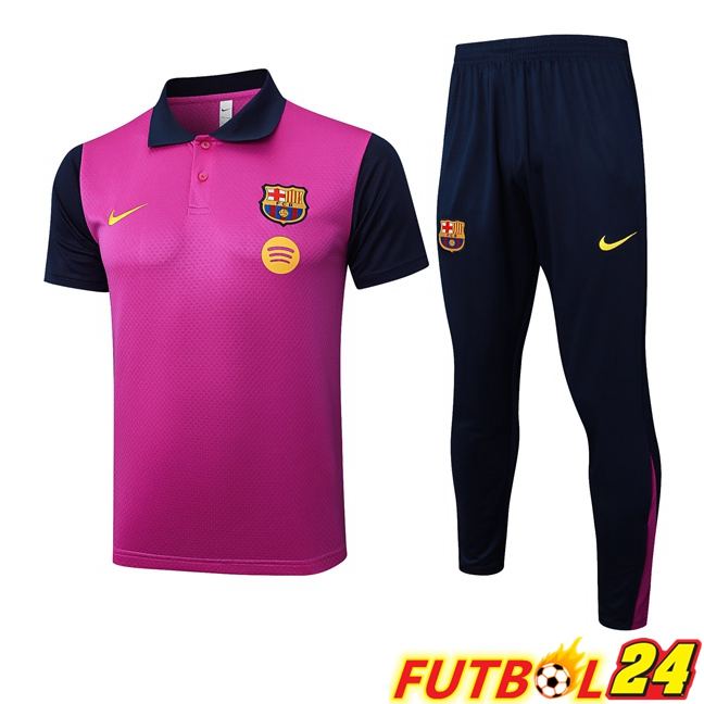 Camiseta Polo FC Barcelona + Pantalones Púrpura 2025/2026