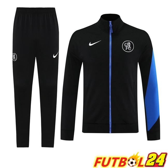 Chandal Equipos De Futbol - Chaqueta FC Chelsea Negro 2025/2026