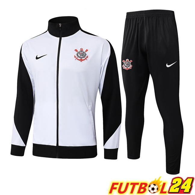 Chandal Equipos De Futbol - Chaqueta Corinthians Blanco 2025/2026