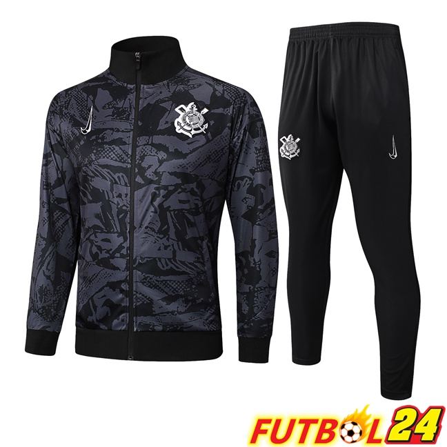 Chandal Equipos De Futbol - Chaqueta Corinthians Negro 2025/2026