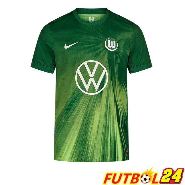 Camisetas De Futbol Vfl Wolfsburg Primera Verde 2025/2026