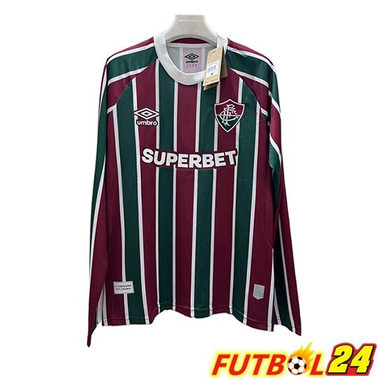Camisetas De Futbol Fluminense Manga Larga Primera 2025/2026