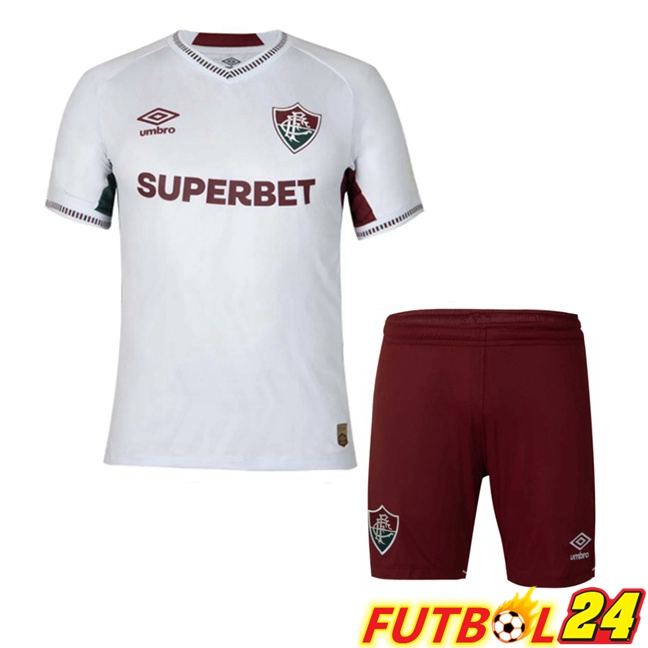 Camisetas De Futbol Fluminense Ninos Segunda Blanco 2025/2026