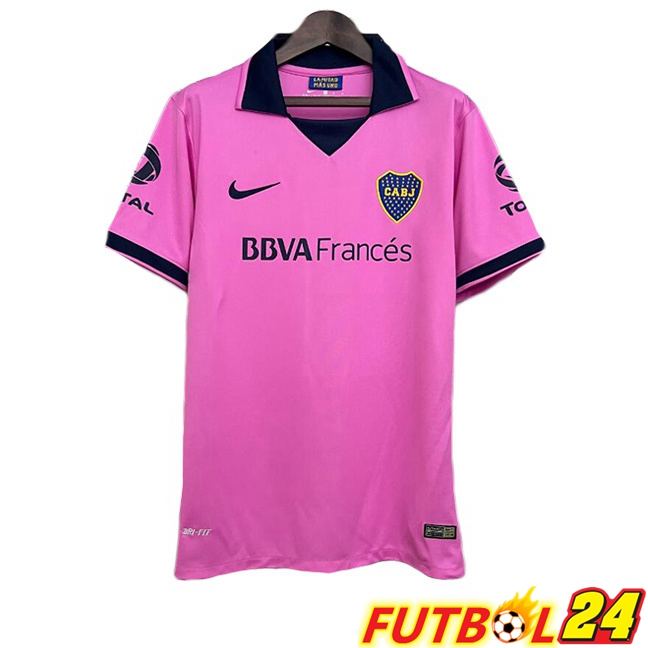 Camisetas De Futbol Boca Juniors Retro Segunda Rosado 2013-2014