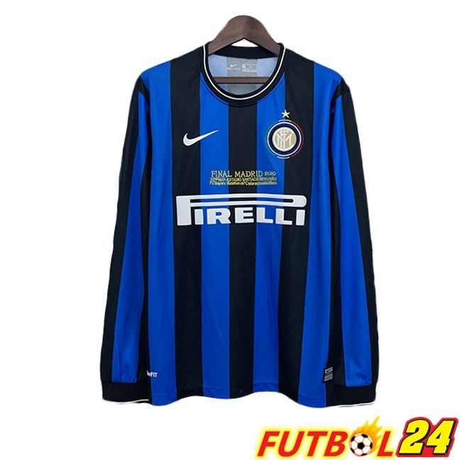 Camisetas De Futbol Inter Milan Retro Champions League Primera Azul 2009-2010