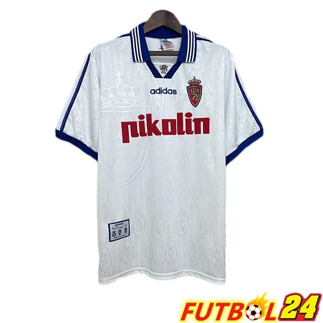 Camisetas De Futbol Real Zaragoza Retro Primera Blanco 1997-1998