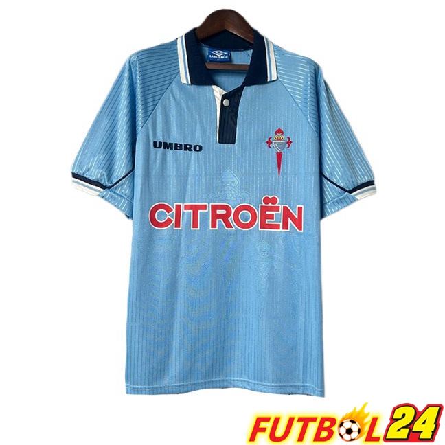Camisetas De Futbol Celta Vigo Retro Primera Azul 1997-1999