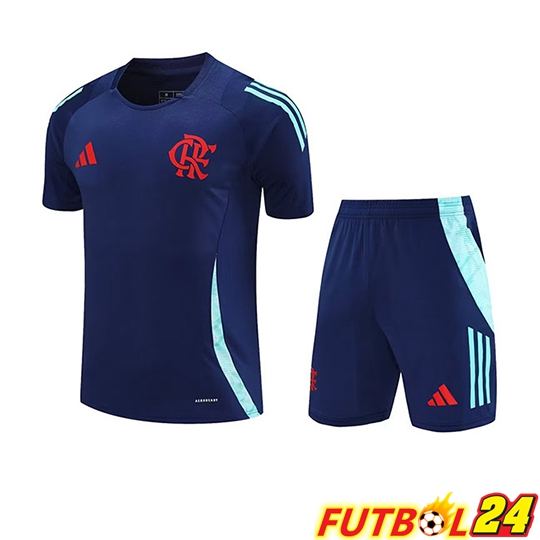 Camiseta Entrenamiento Flamengo Ninos Azul Real 2025/2026