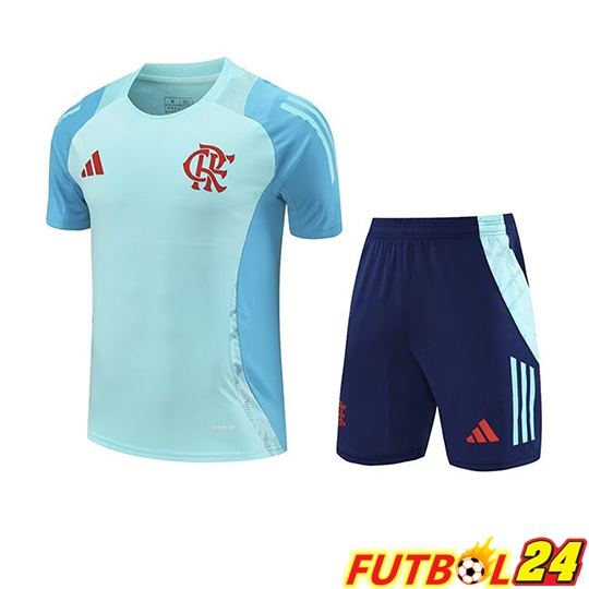 Camiseta Entrenamiento Flamengo Ninos Verde/Azul 2025/2026