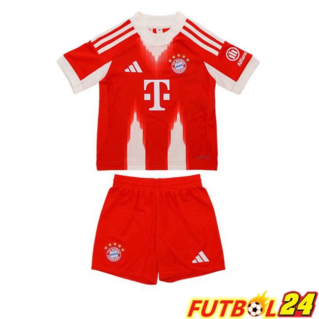 Camisetas De Futbol Bayern Munich Ninos Primera Rojo 2025/2026