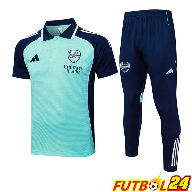 Camiseta Polo Arsenal + Pantalones Verde 2025/2026