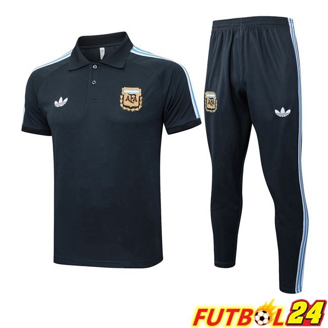 Camiseta Polo Argentina + Pantalones Gris 2025/2026